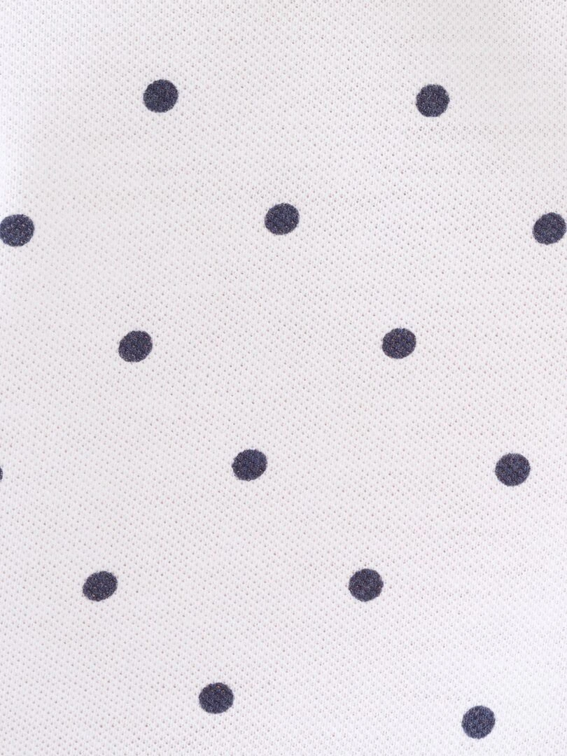 Polo maille piquée   Damart   Blanc