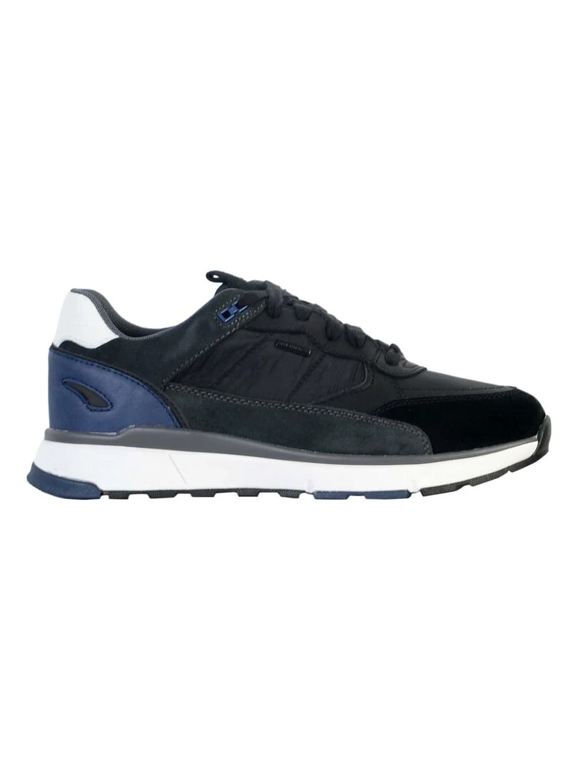 Basket Cuir Geox Dolomia Noir