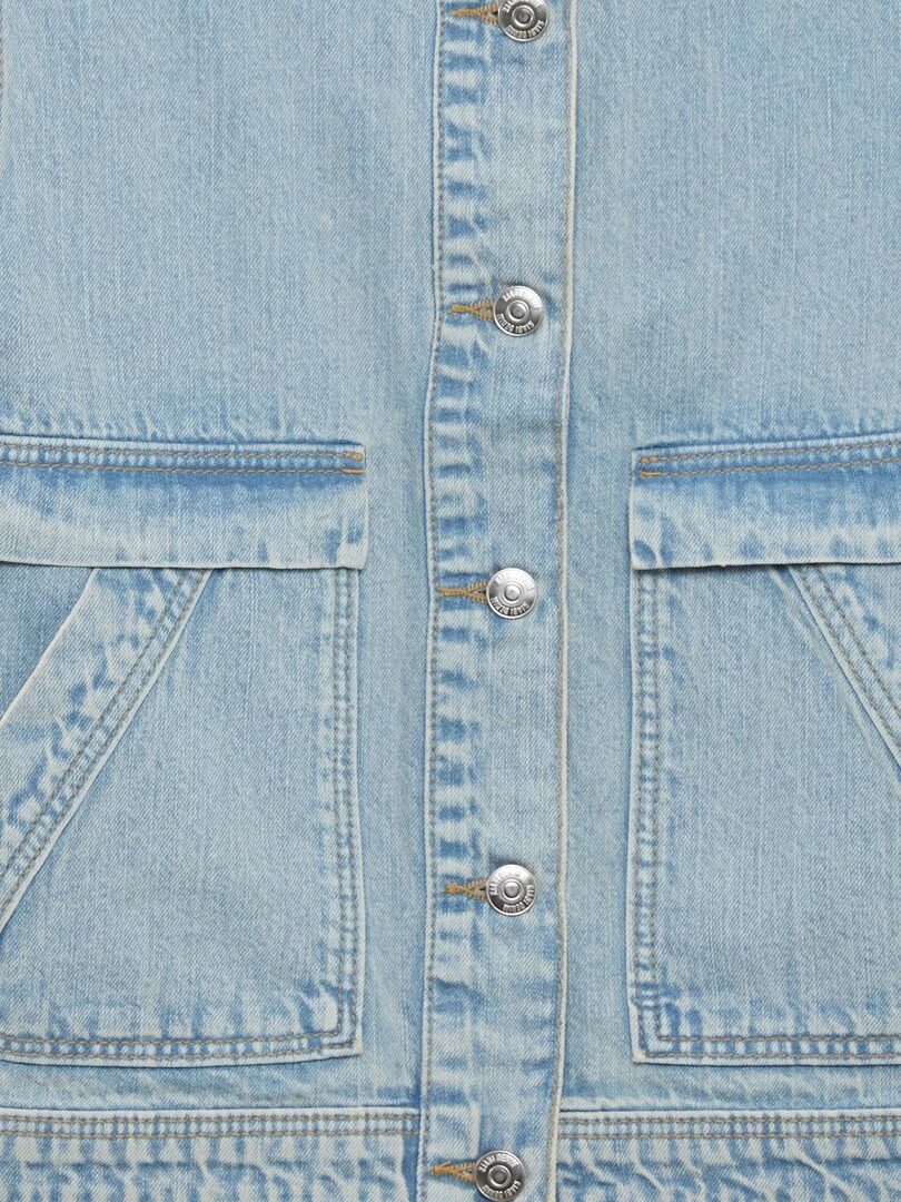 Veste légère en denim BLEU