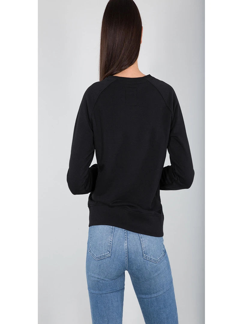 Sweat Femme Alpha Industries New Basic Noir