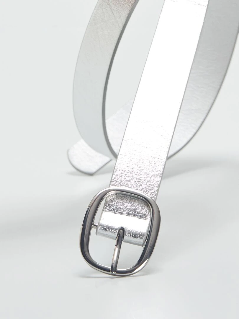 Ceinture irisée Argent