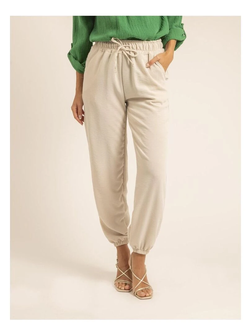 Pantalon EDANIA Ecru