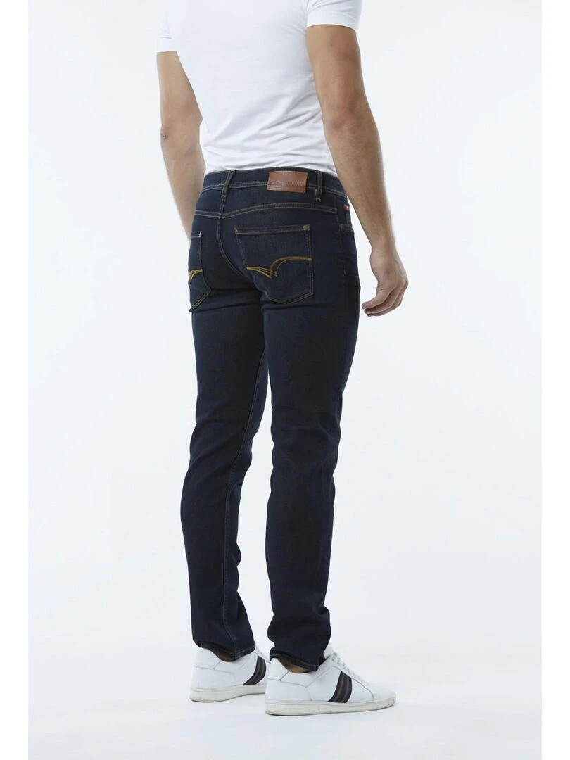 Lee Cooper   Jean coton fit straight medium LC122   Bleu foncé