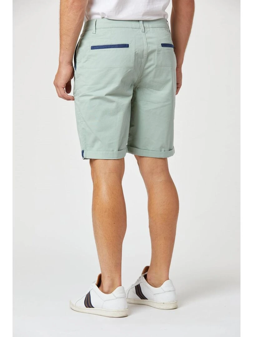 Lee Cooper   Short coton regular NASHO   Vert jade