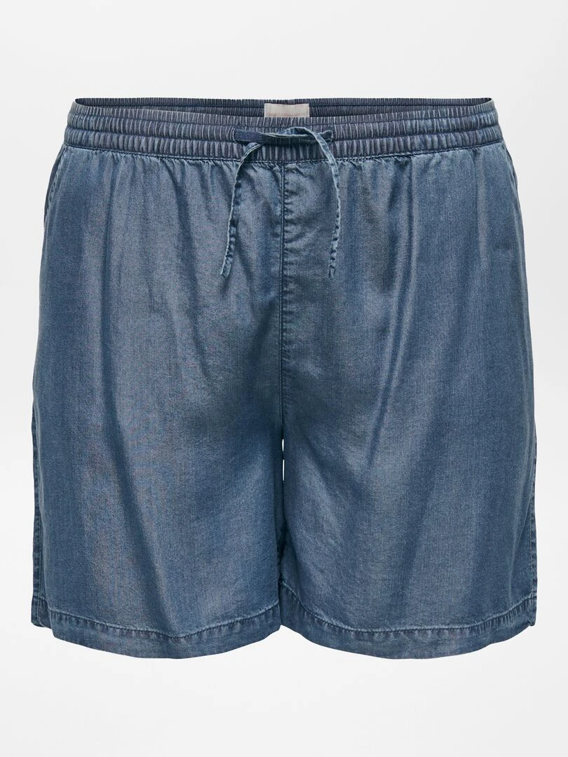 Short effet jean 'Only Carmakoma' NOIR