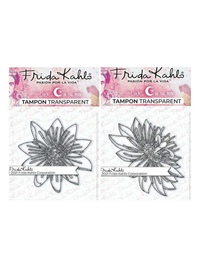 2 Tampons transparents Passiflore 2 + Passiflore 3 9 5 x 6 5 cm N/A