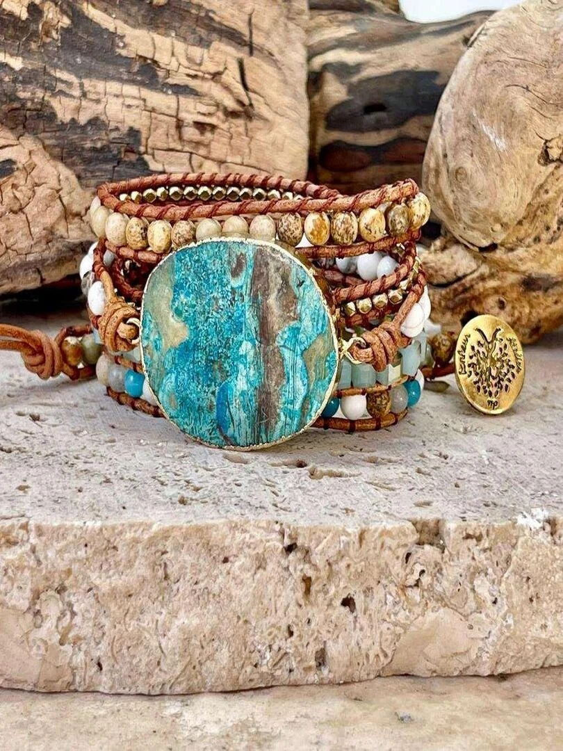 Bracelet d’harmonisation et d’équilibre Marron