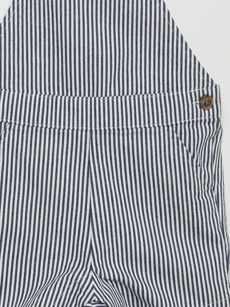 Ensemble salopette   Bleu/blanc