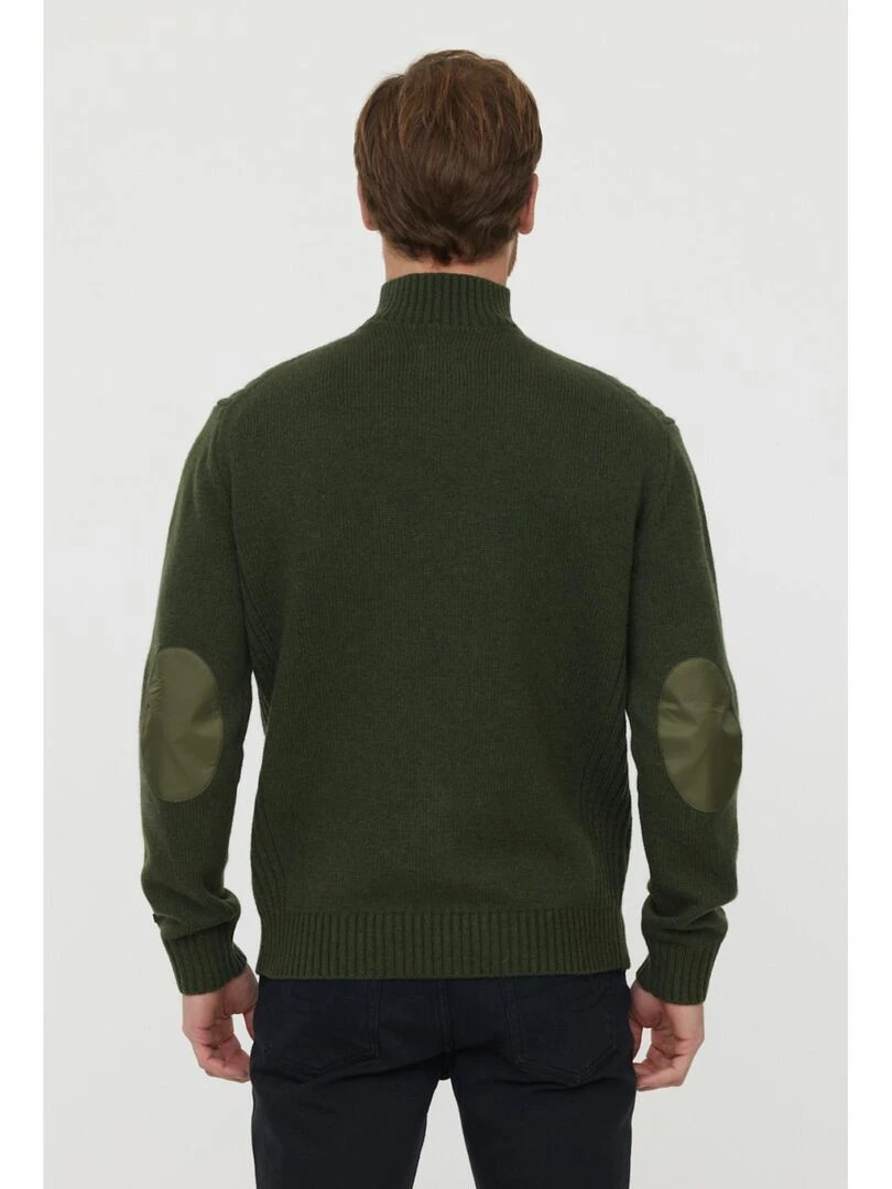 Lee Cooper   Pull manches longues polyester regular CHAR   Vert