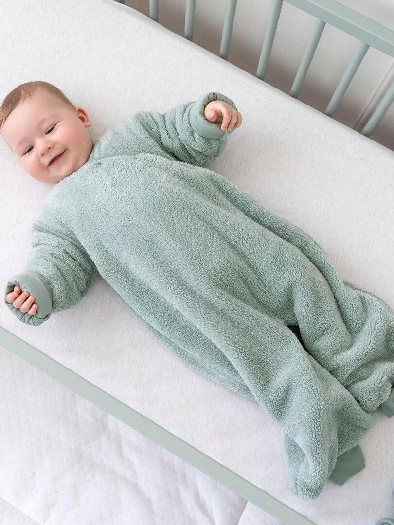 Bemini Nid d'ange BISIDE ouatiné Pady jersey et jersey   Gris foncé