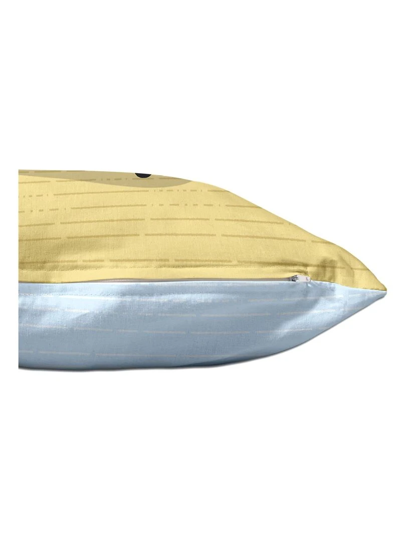 Housse de coussin Voyageur "Happyfriday"   Blanc