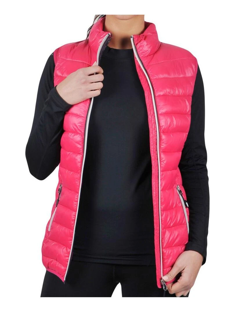 Doudoune fine sans manches femme ACOTA   Rose fushia