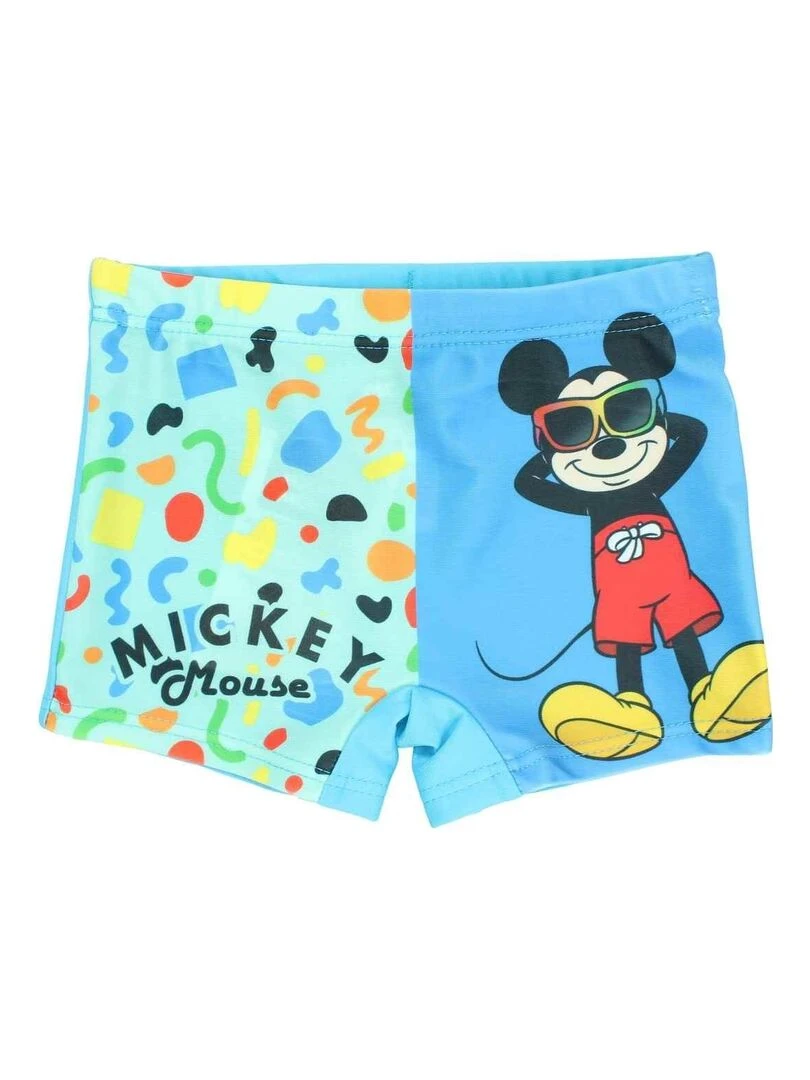 Disney Boxer De Bain garçon imprimé Mickey Bleu