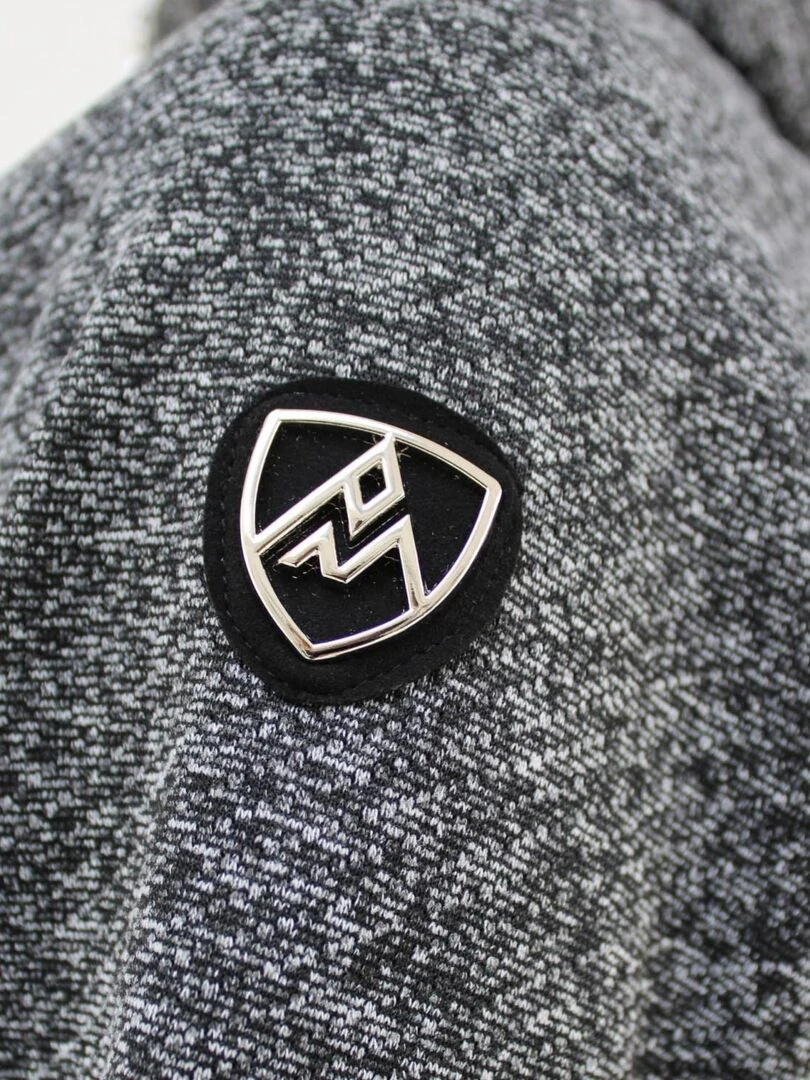 Blouson polaire femme ALBERT   Noir Argenté