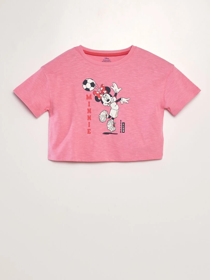 T shirt crop top 'Minnie' Rose