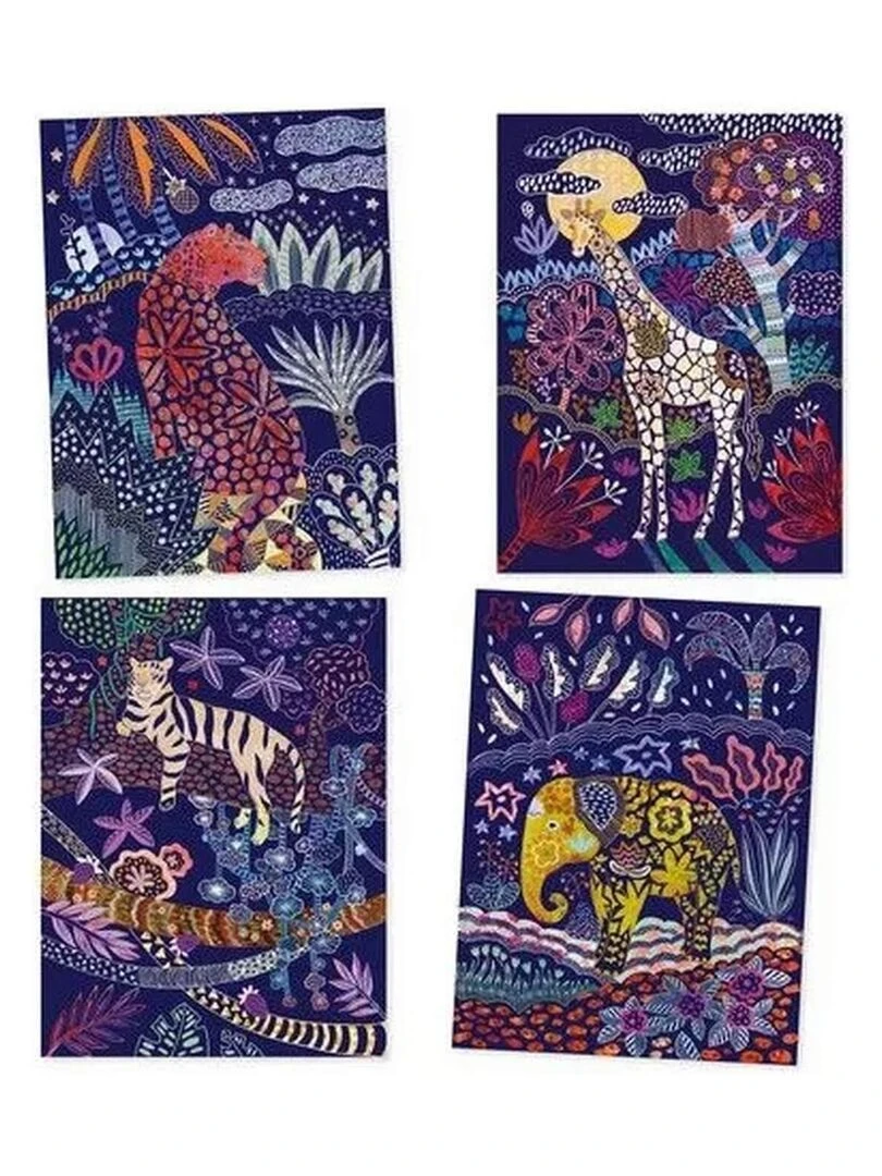Cartes A Gratter Nature Luxuriante N/A