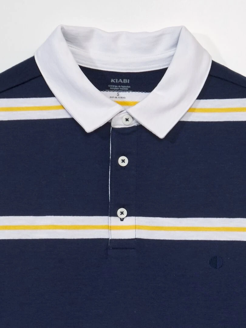 Polo en jersey Noir