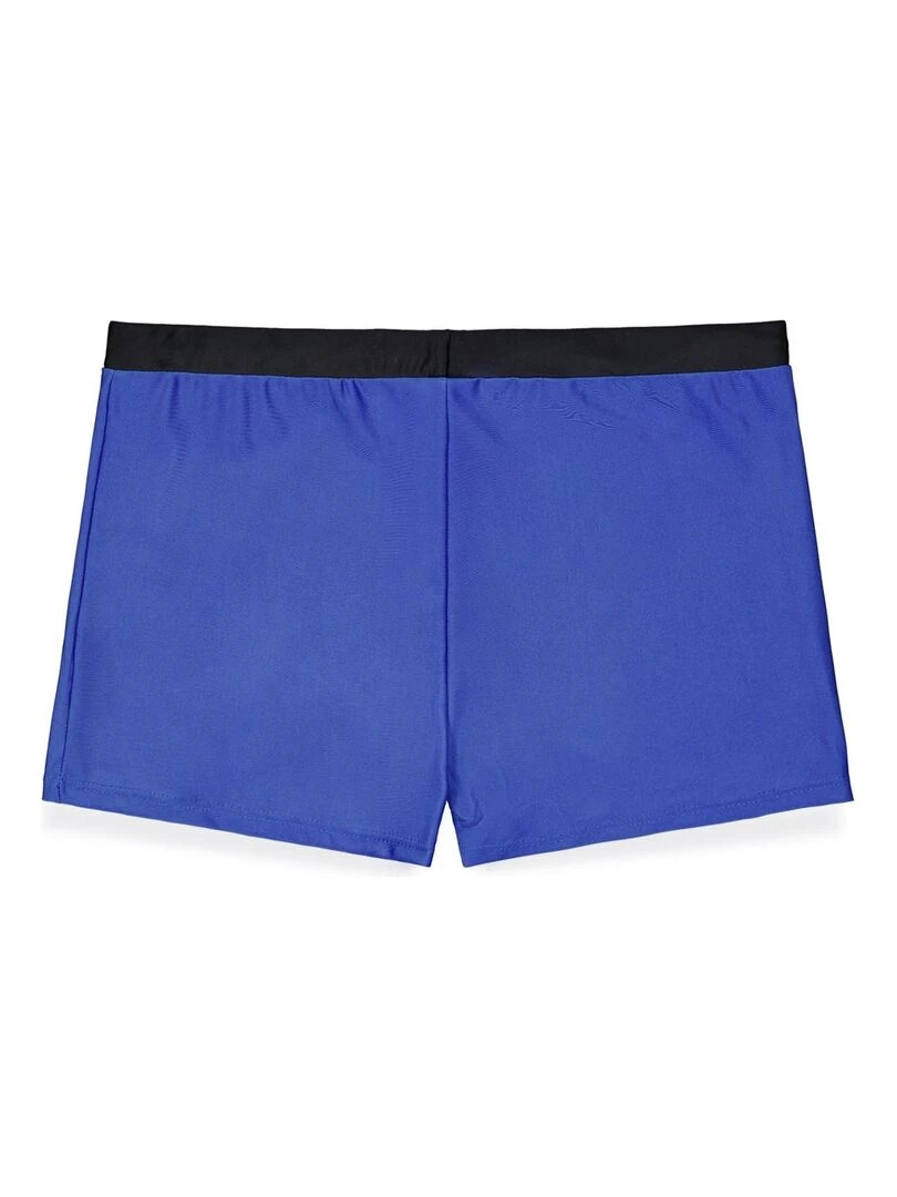 Shorty de bain garçon uni avec logo Freegun Noir