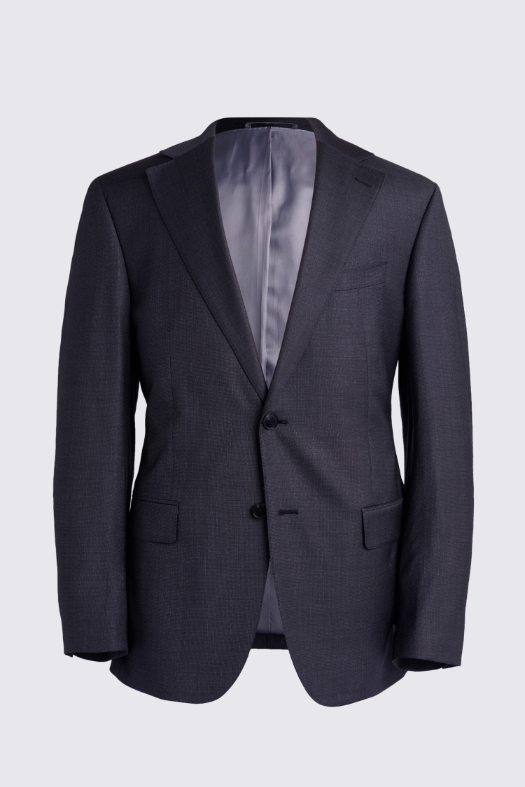 Italian Tailored Fit Charcoal Jacket   Buy Online at Moss