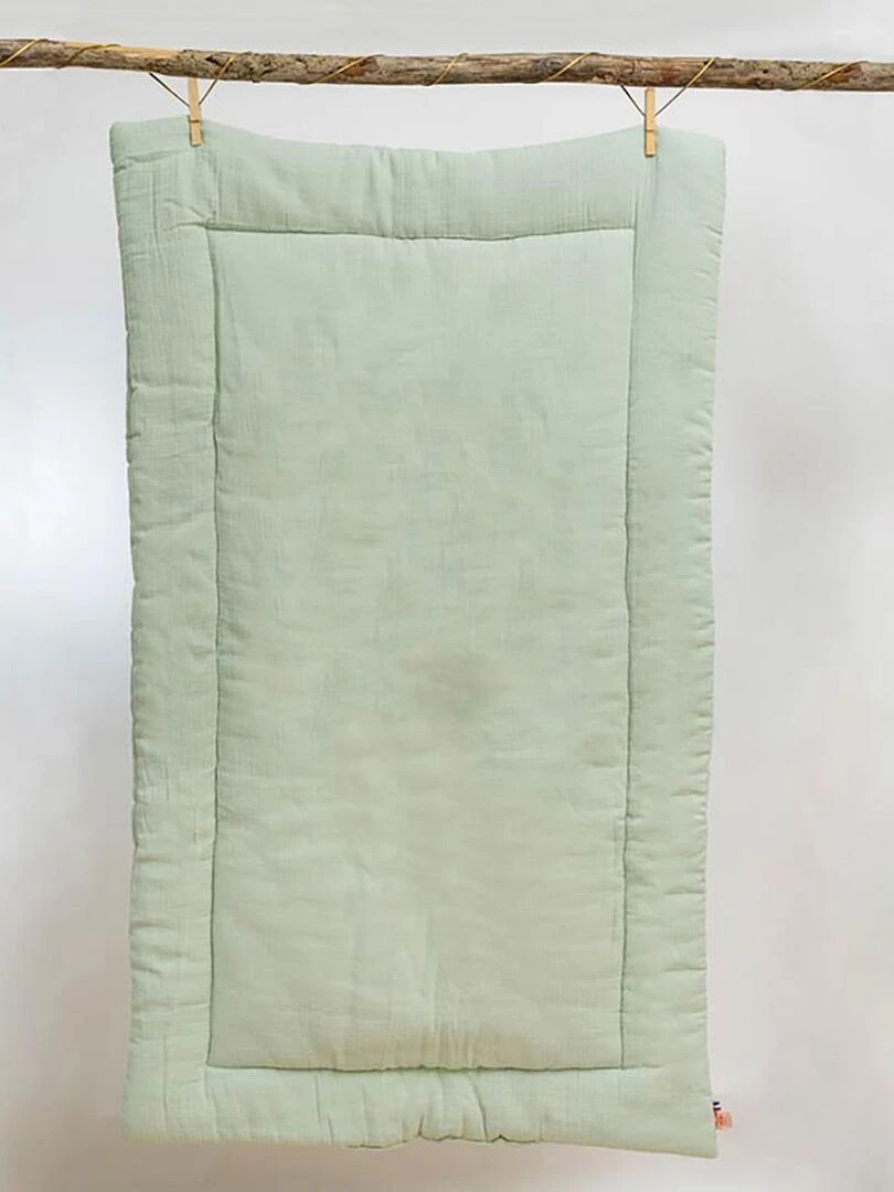 Edredon en Coton Bio Vert   Vert