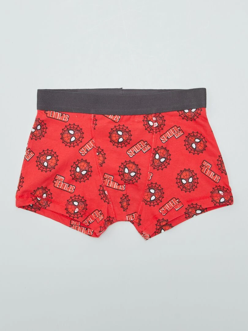 Lot de 2 boxers 'Spider Man'   Rouge/noir