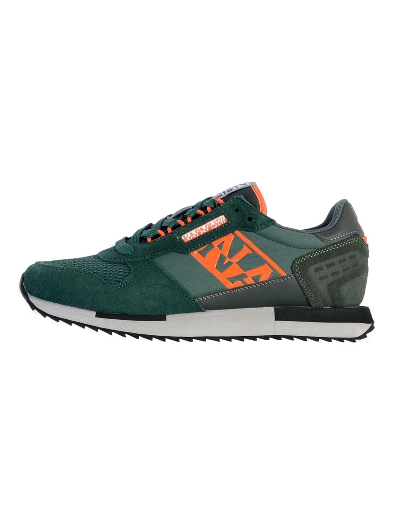 Chaussure à lacet Napapijri Man Suede Vert