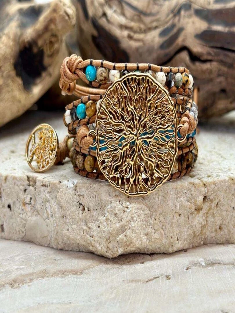 Bracelet lumière et harmonie Bleu