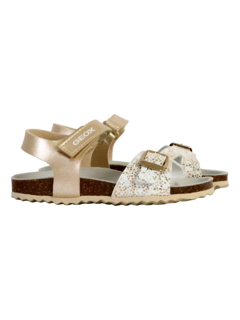 Sandale Cuir Enfant Geox Adriel   Blanc