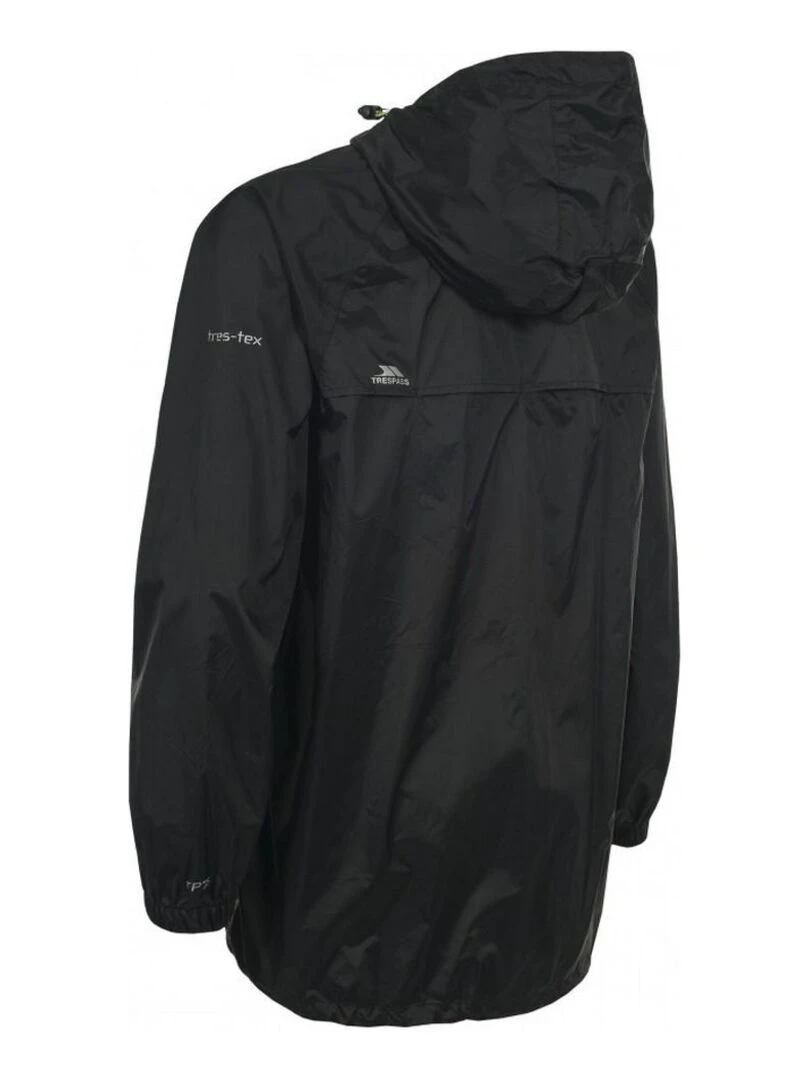 Trespass Veste imperméable QIKPAC Noir
