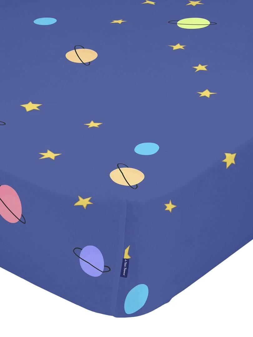 Drap housse Le petit prince "Happyfriday" Blanc