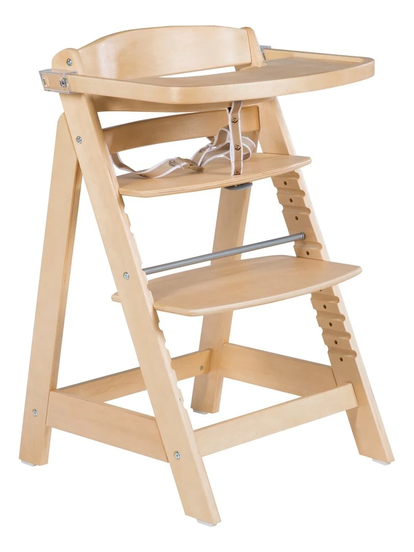 ROBA Chaise Haute Évolutive "Sit Up Click & Fun" + Table À Manger Beige