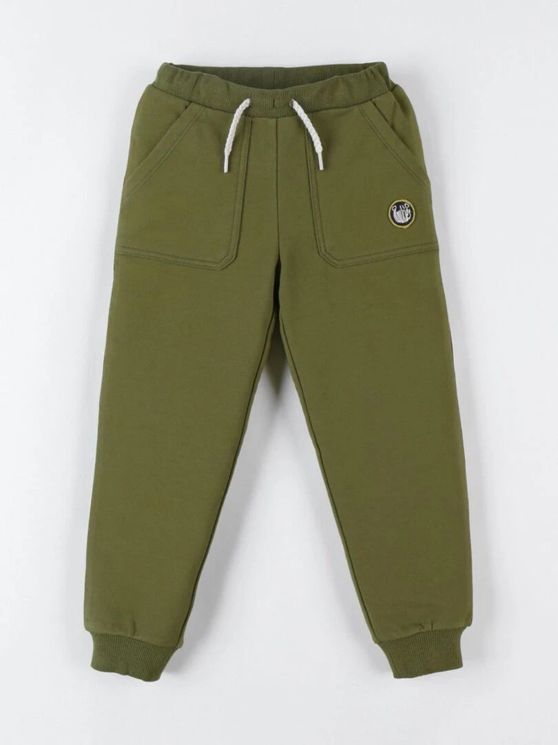 Pantalon jogging en molleton  kaki   Noukie's   Vert