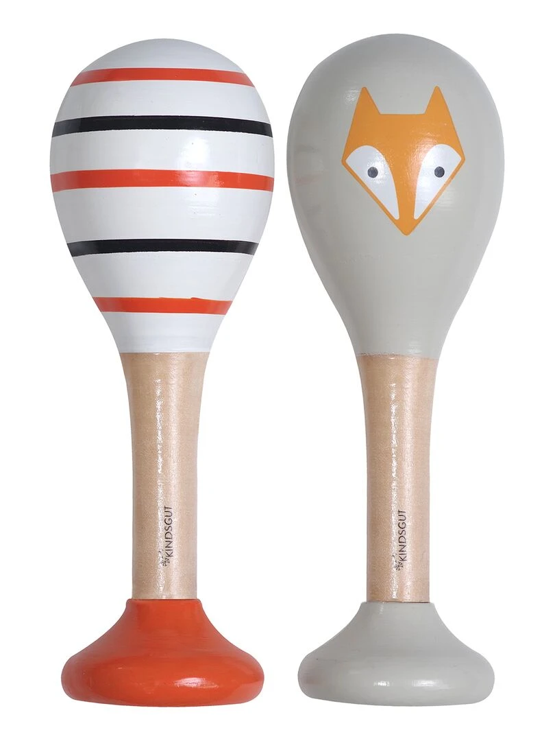 hochet renard et rayures N/A