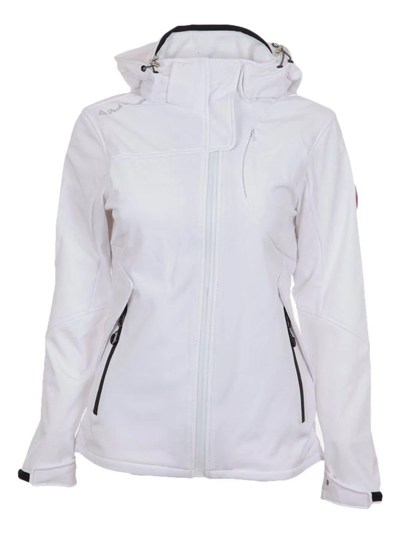 Blouson softshell femme AVENE PEAK MOUNTAIN Blanc