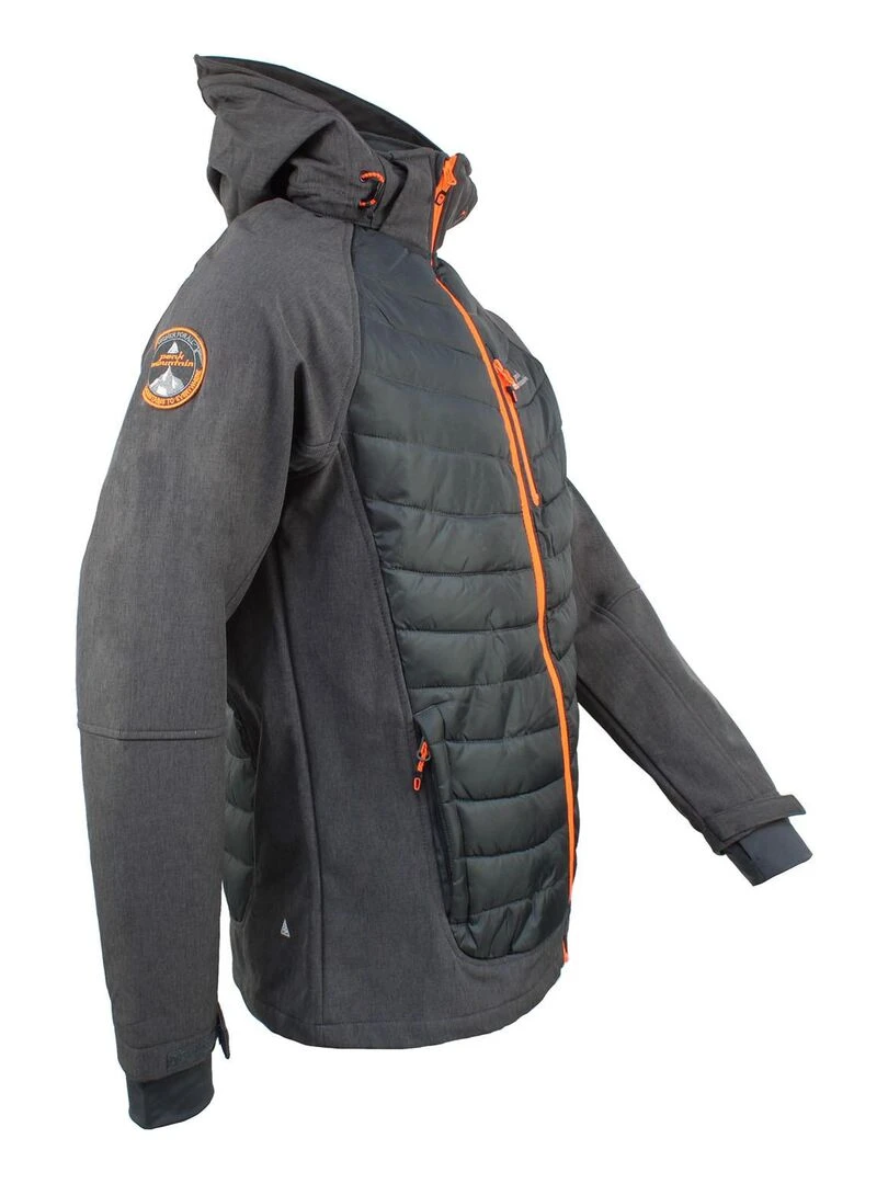 Blouson softshell homme CAPASO   PEAK MOUNTAIN   Gris