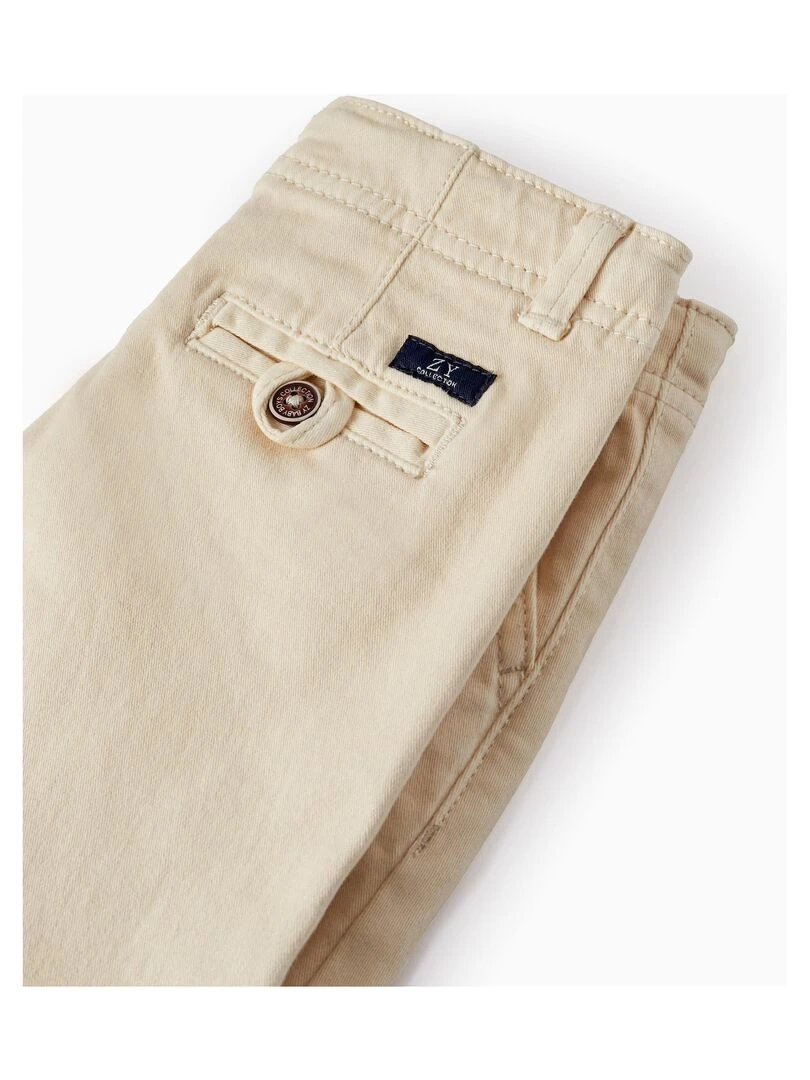 Short Chino En Sergé Pour Bébé Garçon   Beige clair