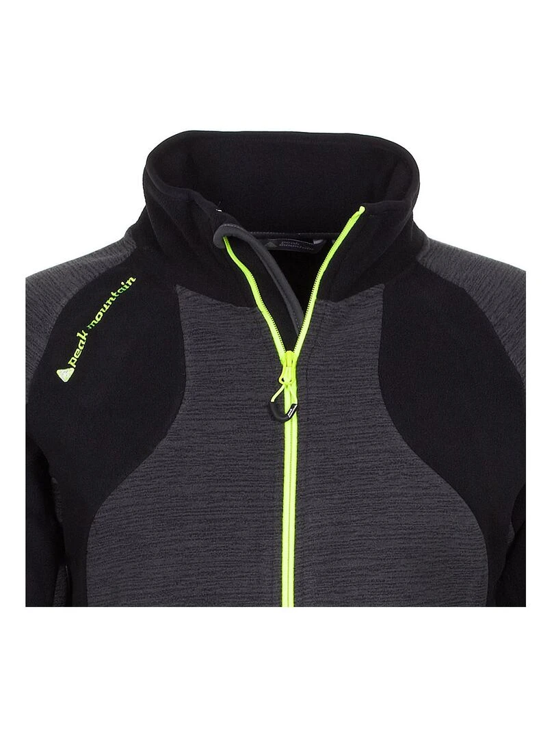 Polaire homme CECUT   PEAK MOUNTAIN   Noir Noir