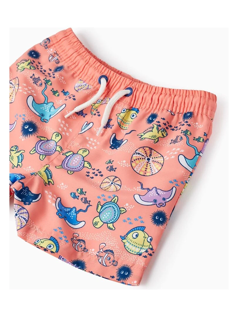 Short de Bain pour Bébé Garçon 'Animaux Marins'  AUSTRALIAN SURFING   Rose