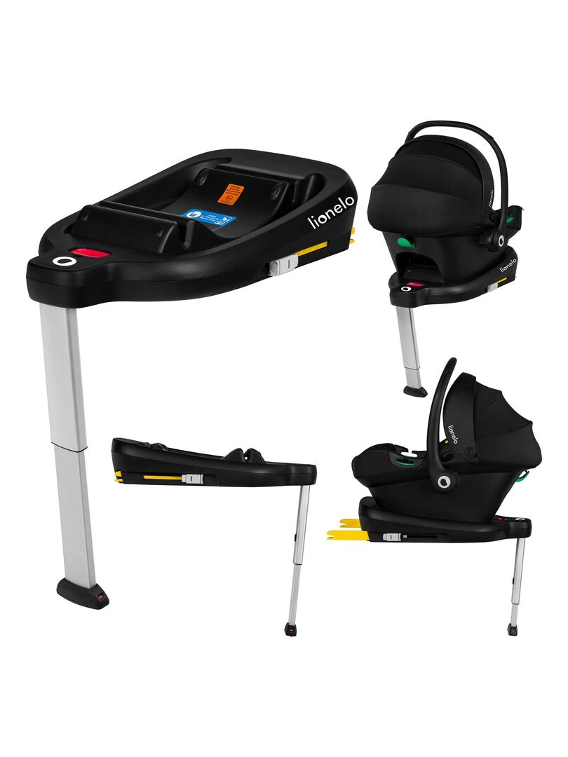 Base ISOFIX LIONELO Astrid i Size Base Base de siège auto pour bébé Noir