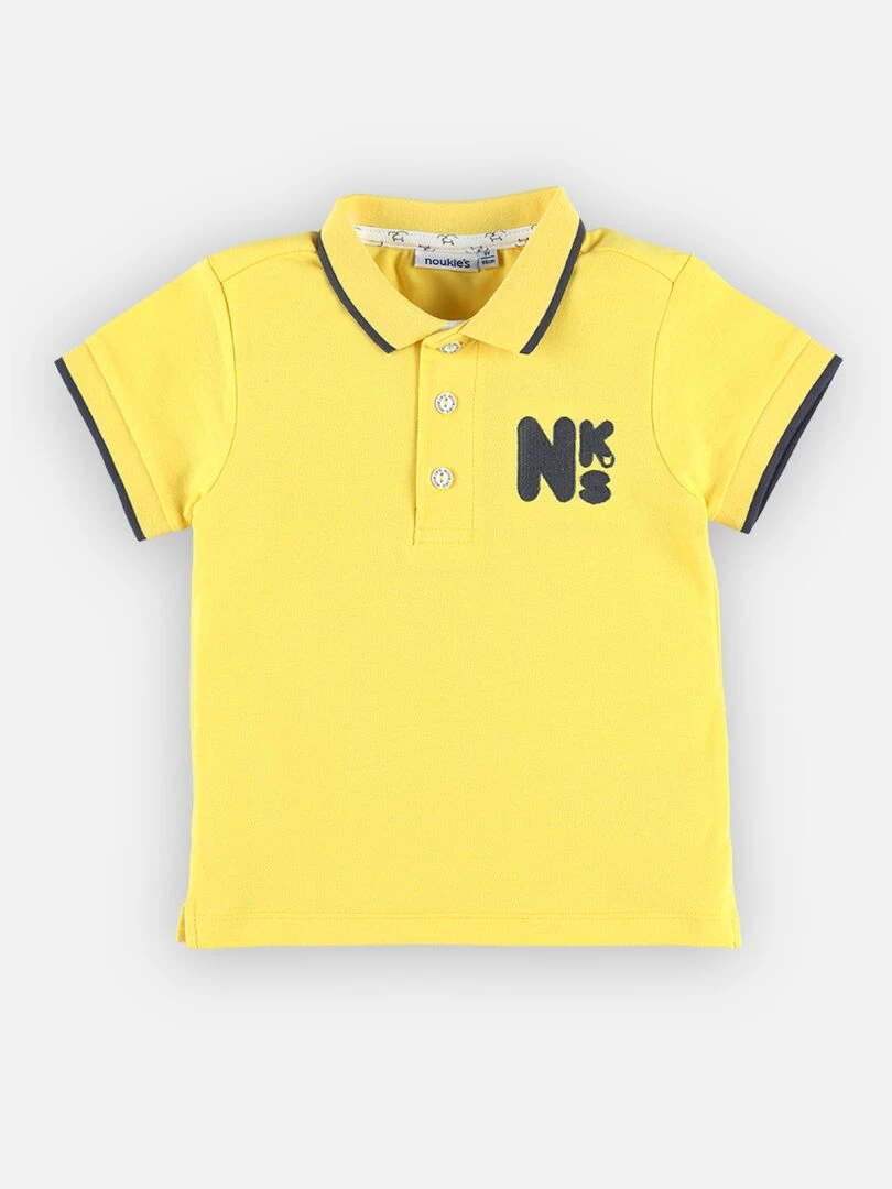 Polo en coton piqué    Noukie's   Jaune