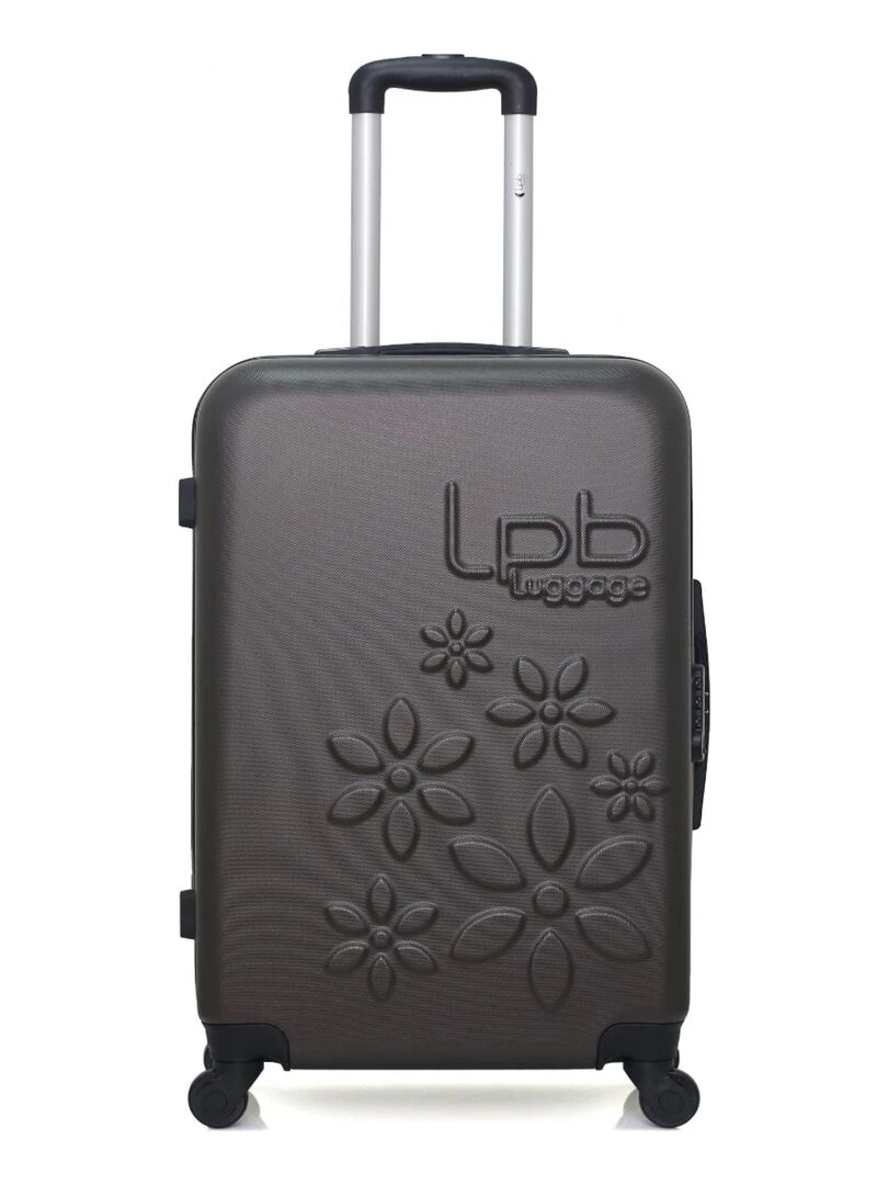 LPB LUGGAGE VALISE WEEKEND ABS ELEONOR 4 ROUES 65 CM Gris foncé