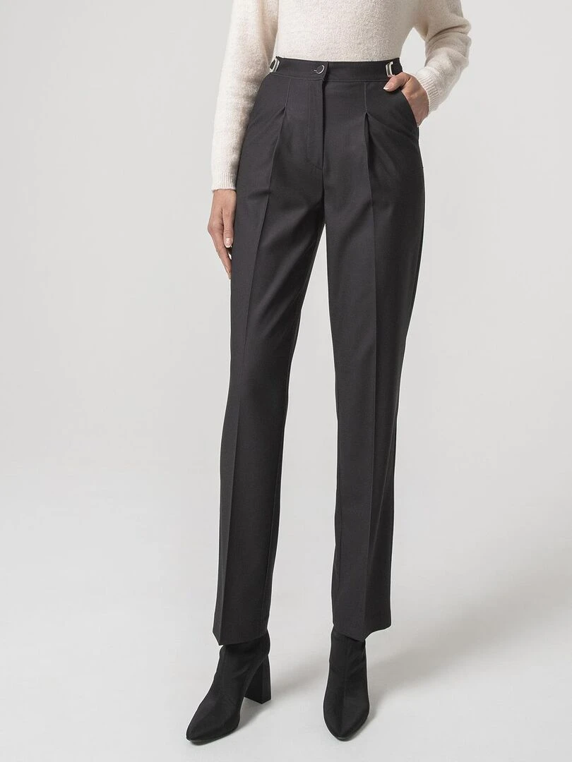 Pantalon ceinture réglable Damart Noir