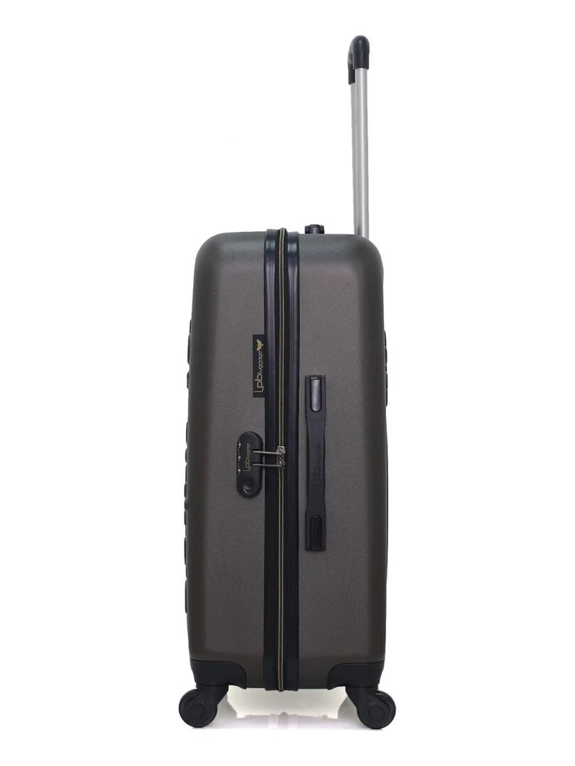 LPB LUGGAGE   VALISE WEEKEND ABS ELEONOR 4 ROUES 65 CM   Gris foncé