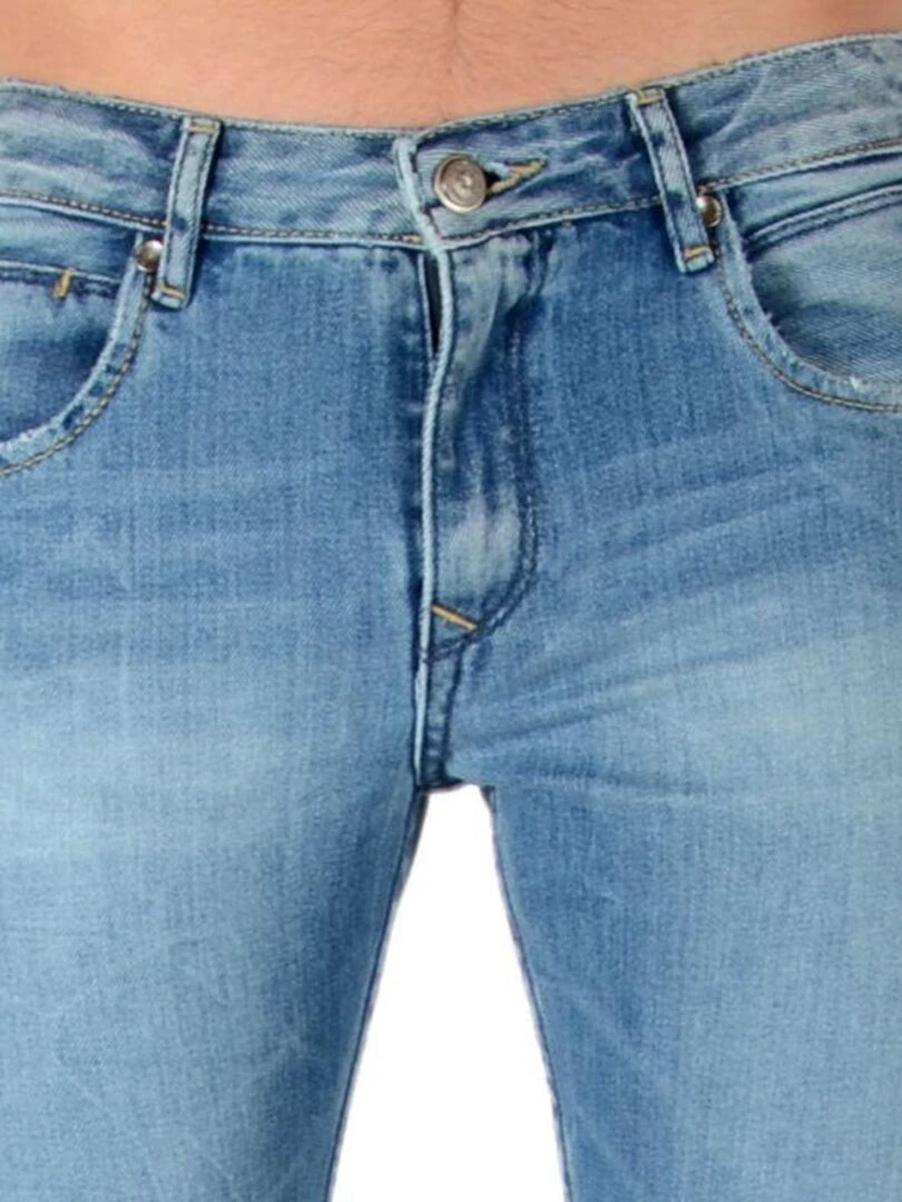 Jeans Kaporal Junior Motor Bleu Fripe   Bleu