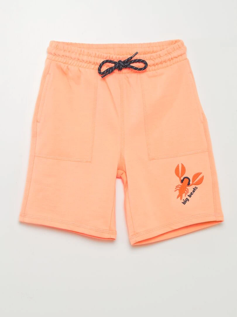 Short en molleton Orange
