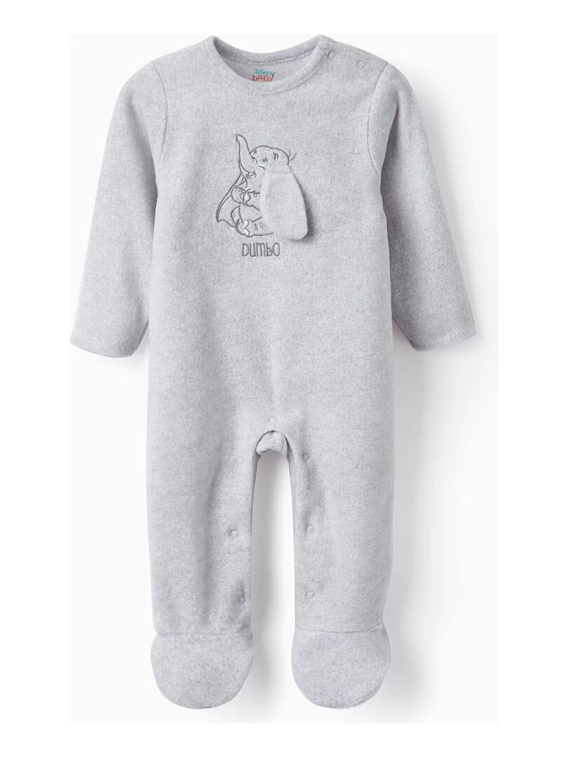 Grenouillère polaire pour bébé garçon 'Dumbo' DISNEY CLASSICS Gris clair