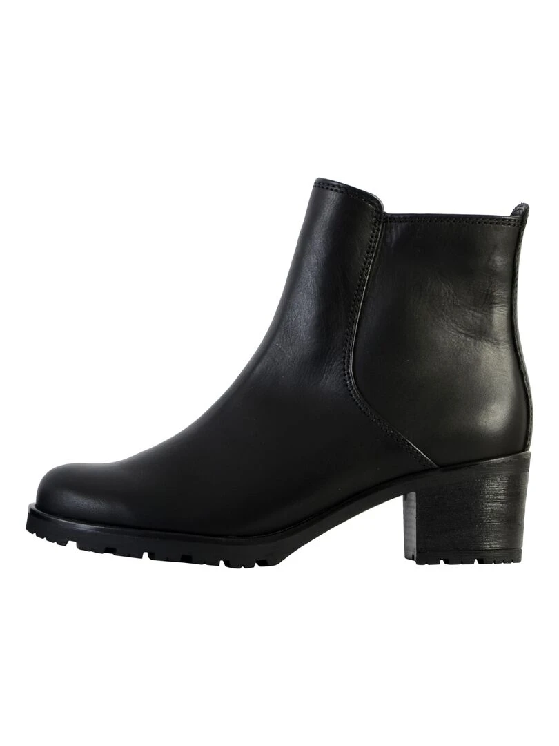 Bottine Cuir Gabor Varenne Noir