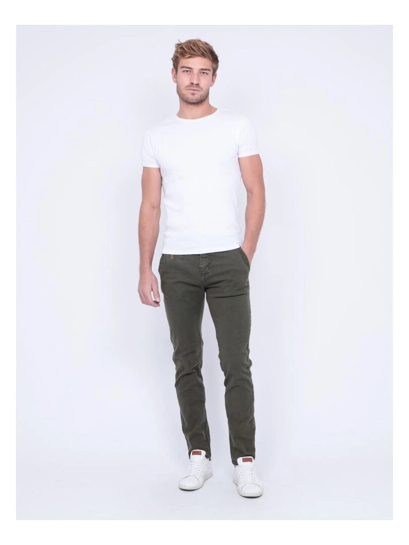 Pantalon chino VODELY   Kaki