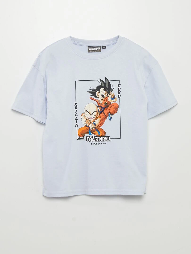 T shirt 'Dragon Ball Z' manches courtes Bleu