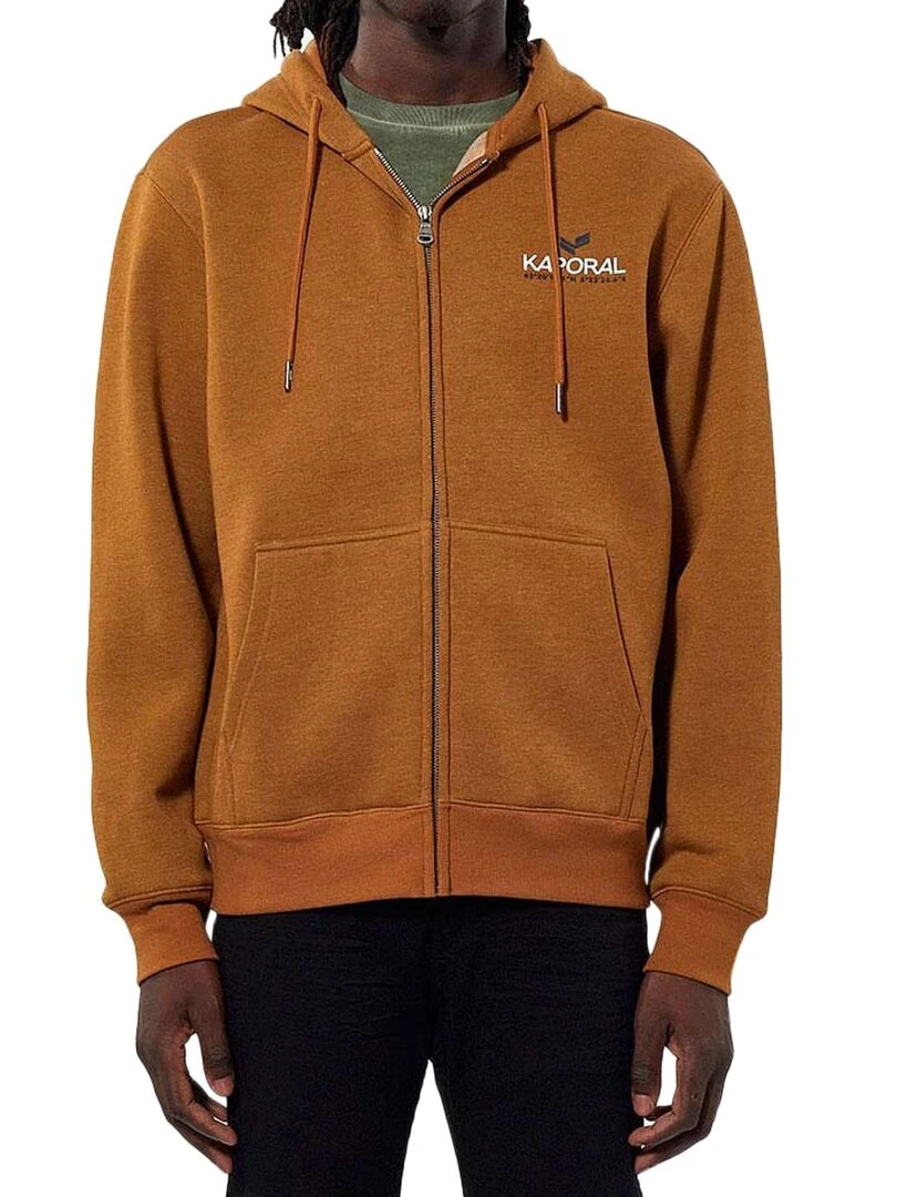 Sweat à Capuche Kaporal Byla Marron